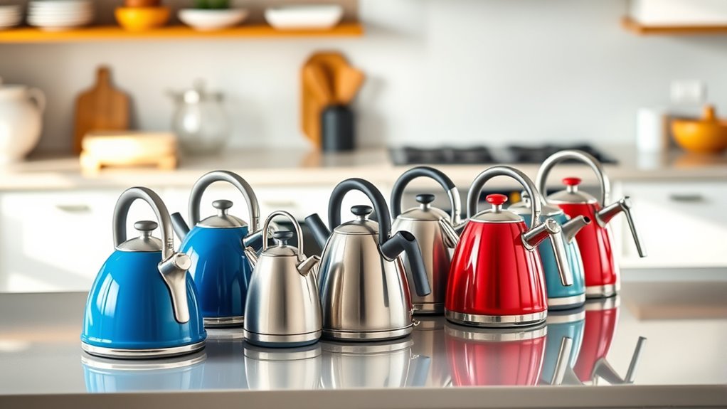 stylish gas stove kettles