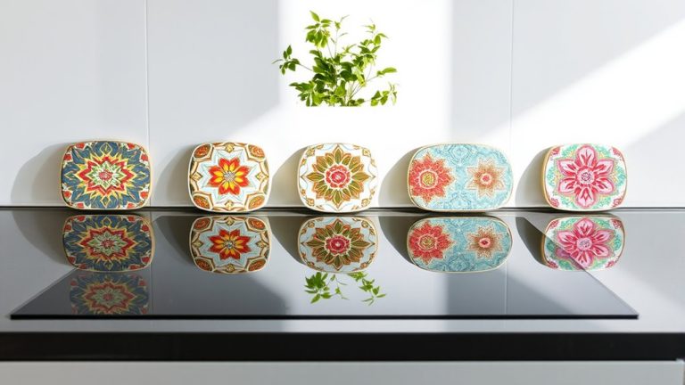 stylish glass stove protection