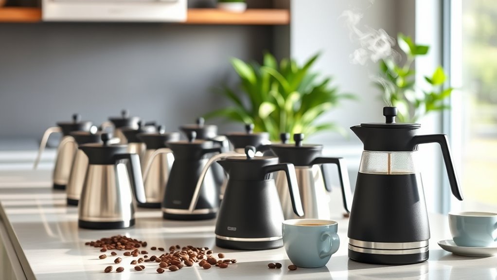 top electric coffee kettles