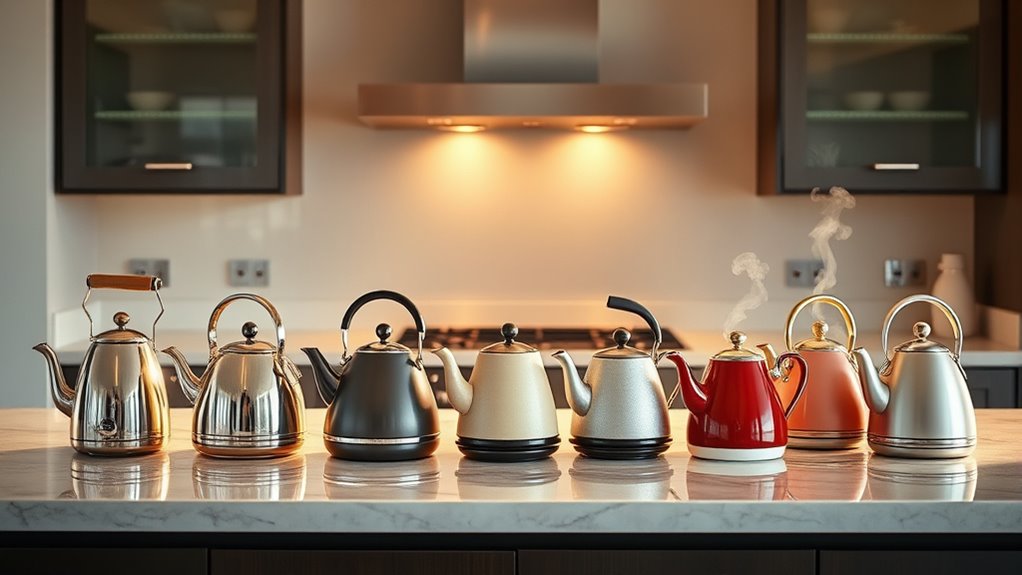 top electric stove kettles