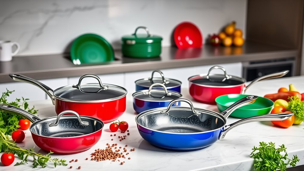 top electric stove pans