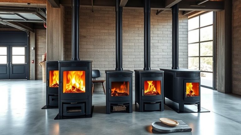 top garage wood stoves