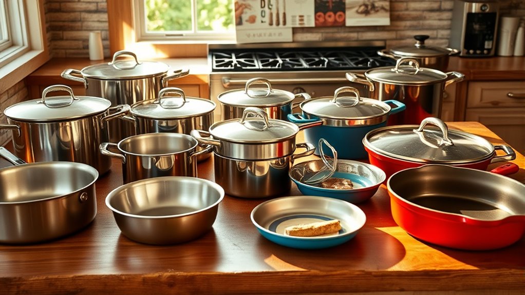 top gas stove cookware