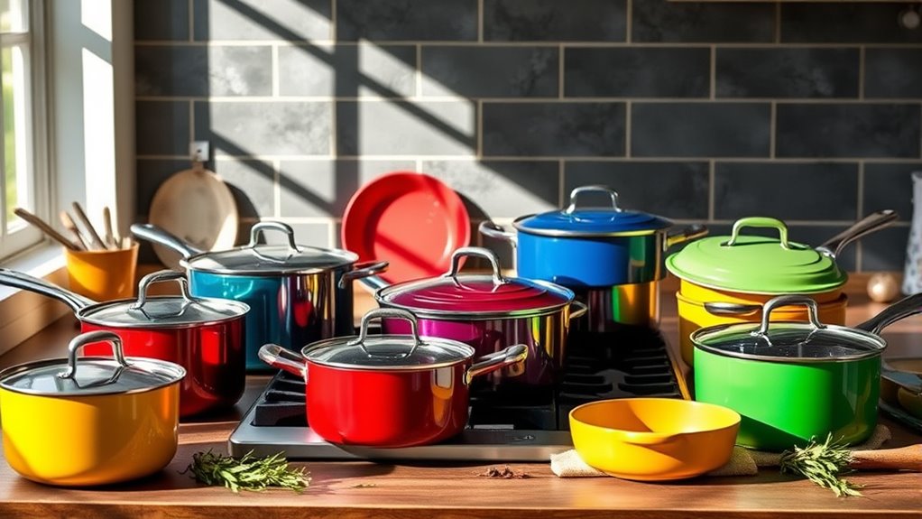 top gas stove cookware