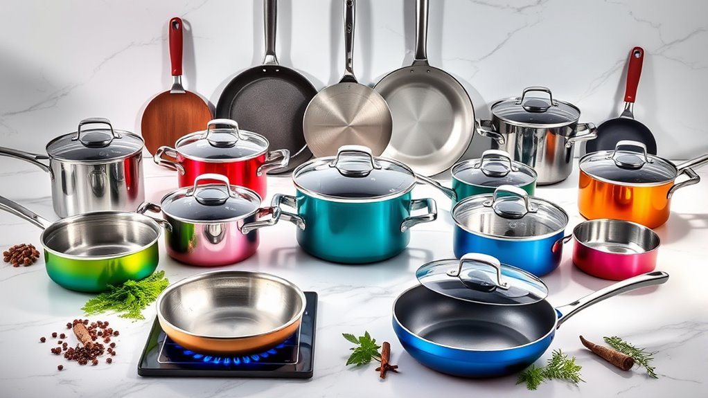 top gas stove cookware