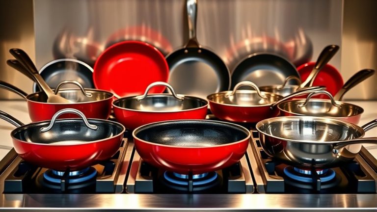 top gas stove fry pans