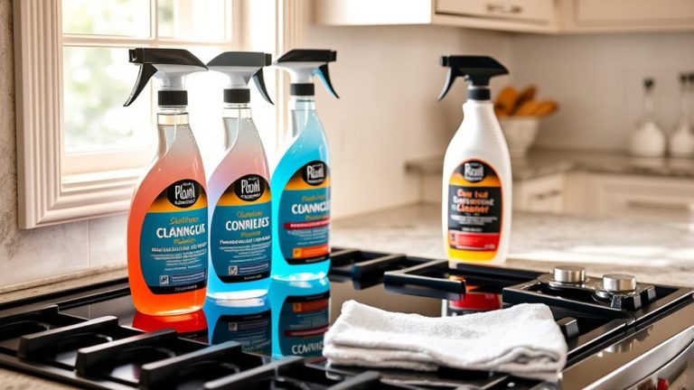 top glass stove cleaners