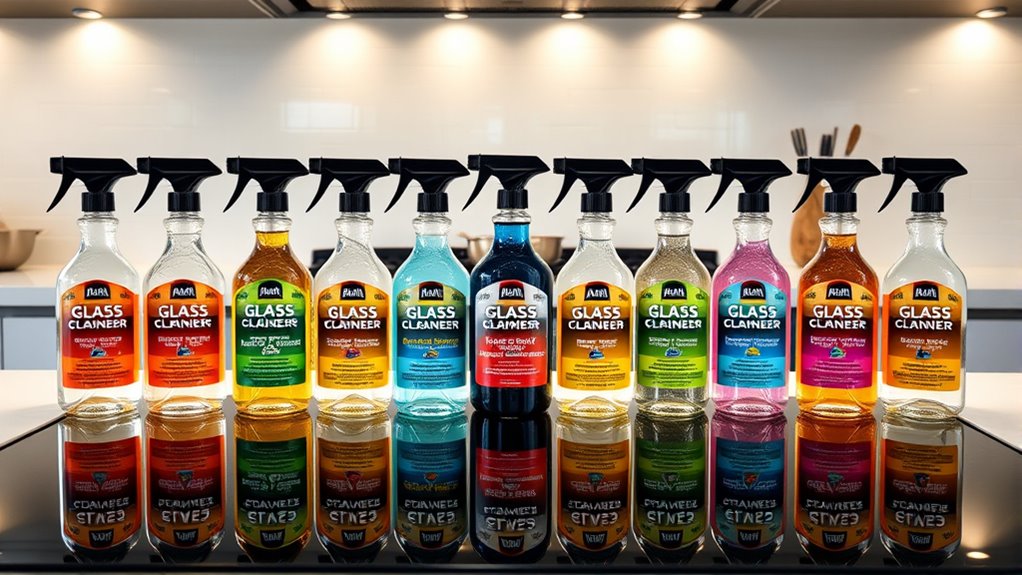 top glass stove cleaners