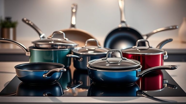 top glass stove cookware