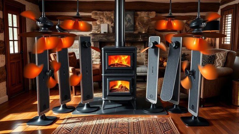 top heat stove fans