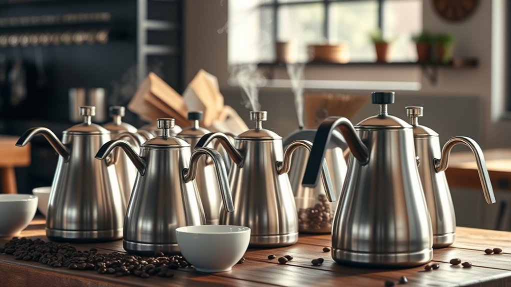 top temperature control kettles