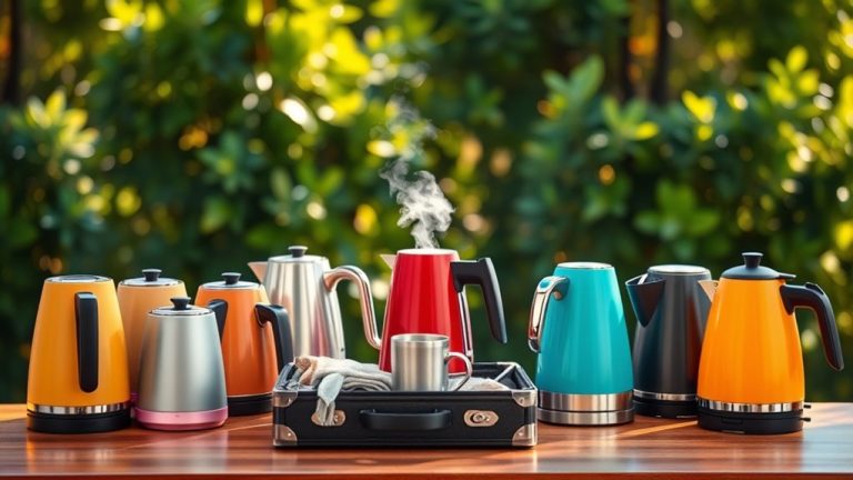 top travel electric kettles