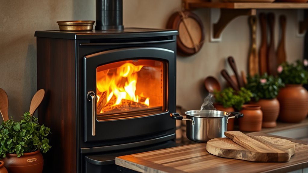 top wood burning stoves