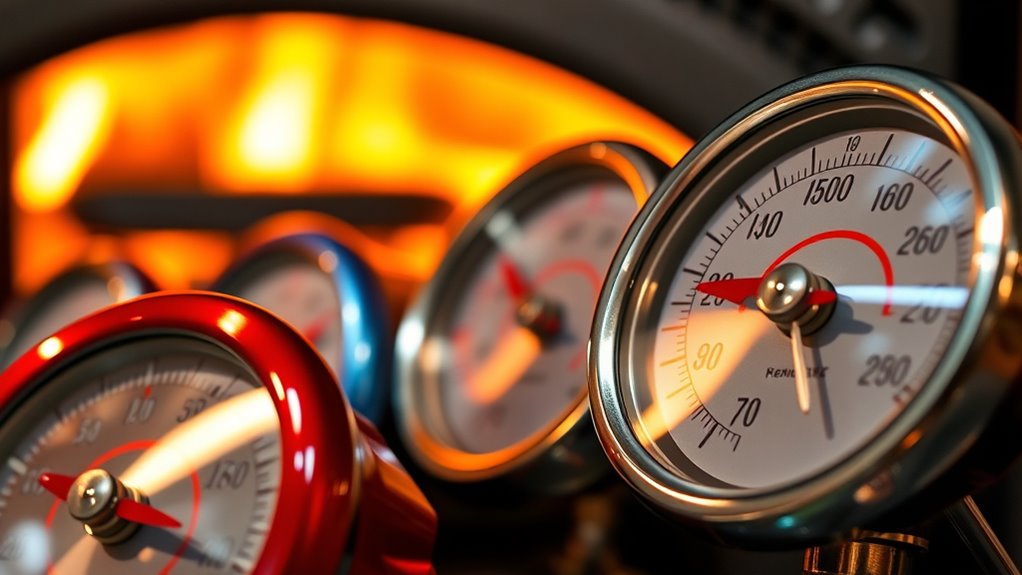 top wood stove thermometers