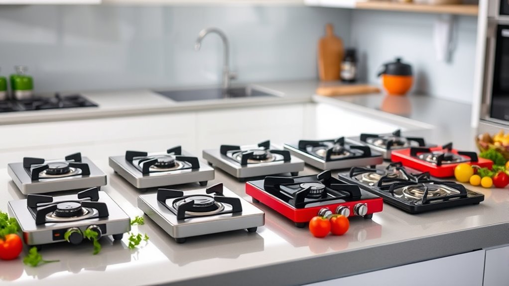 compact gas stoves selection