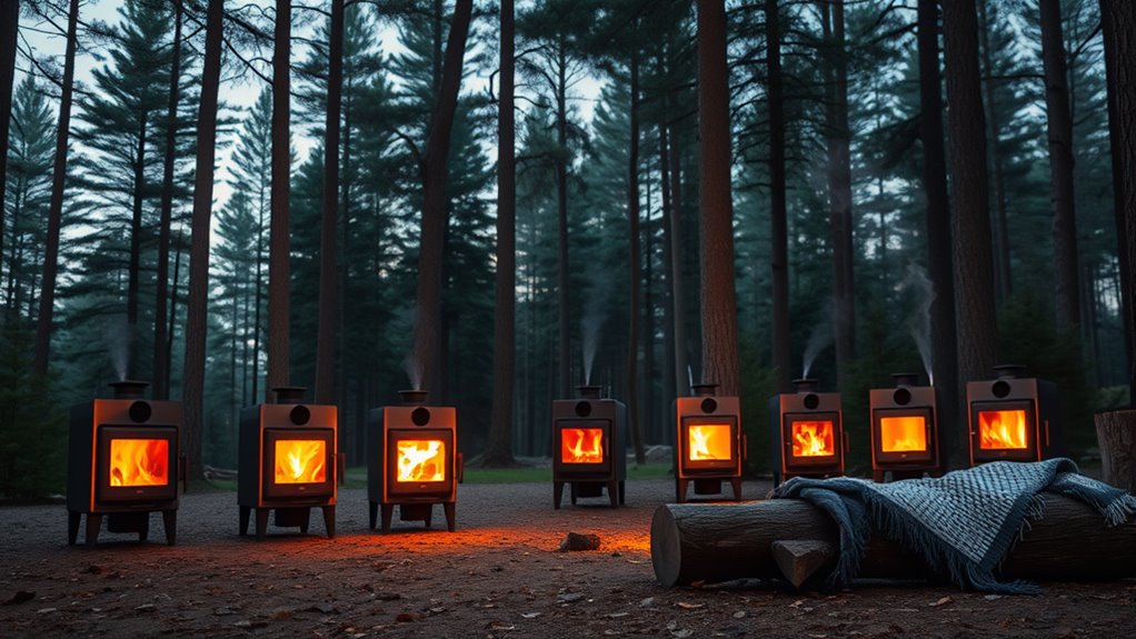 cozy camping pellet stoves
