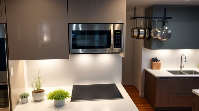 space saving microwave ovens