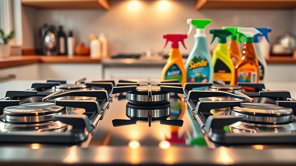 stove top burner cleaners