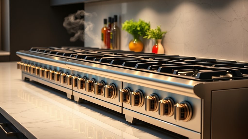 top 6 burner gas stoves