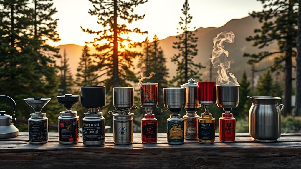 top alcohol stove designs