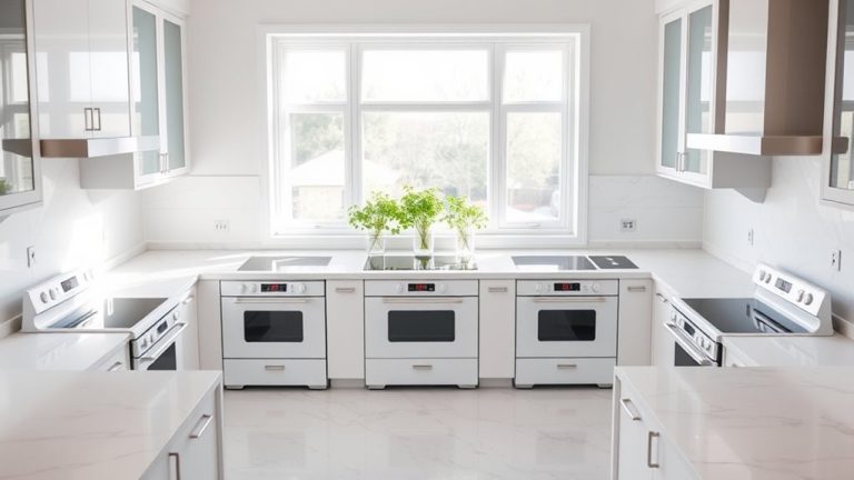 top white electric stoves