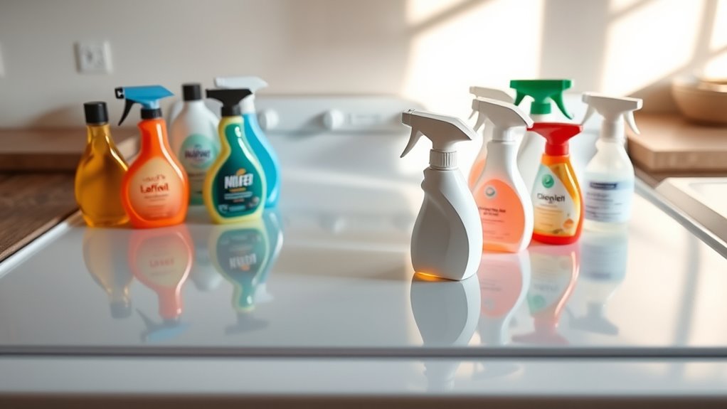 top white stove cleaners